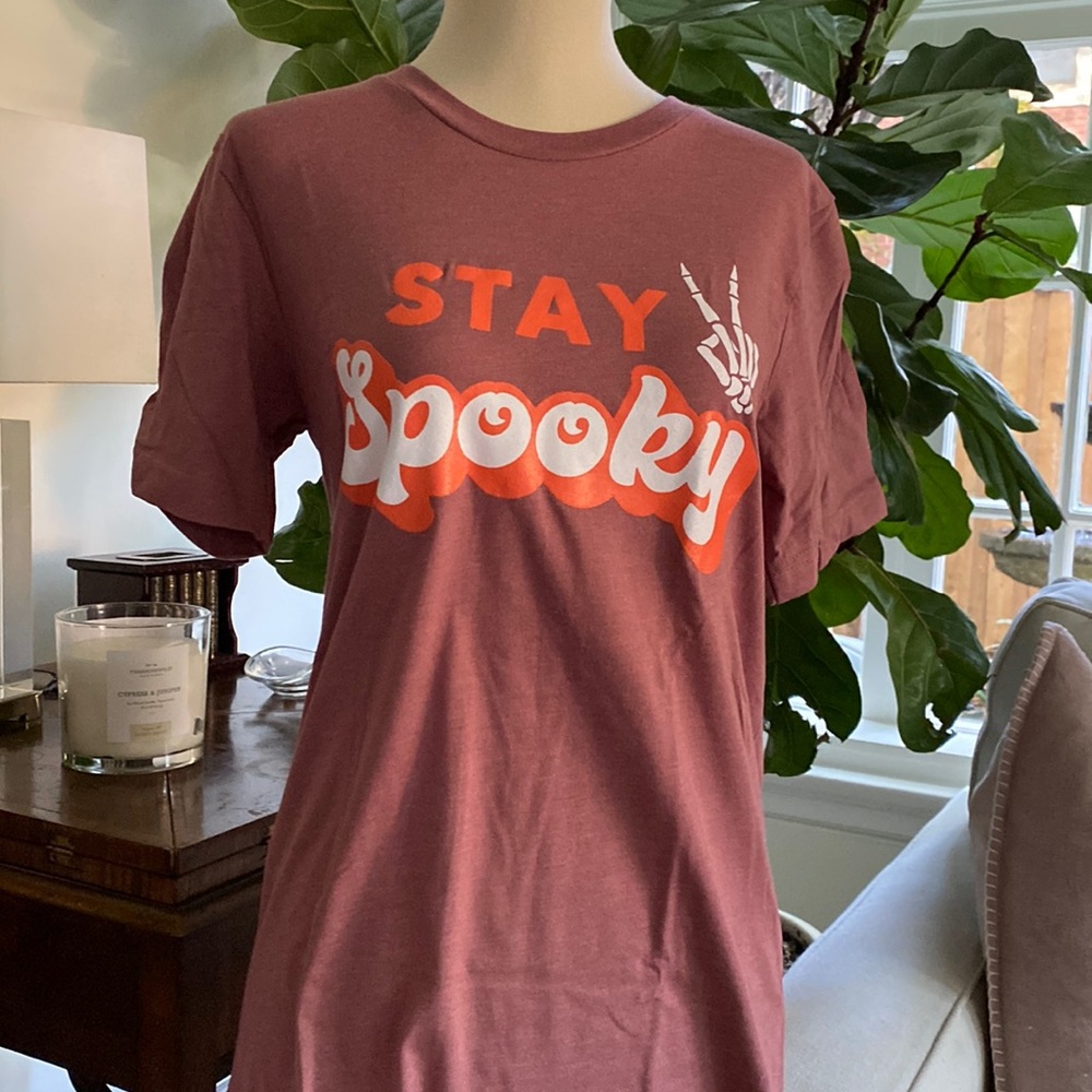 Stay Spooky Skeleton Halloween Tee Shirt